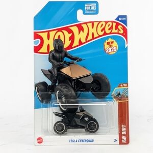 Hot Wheels Tesla Cyberquad Cyber Quad Electric Motorcycle EV ATV 2025 Hotwheels